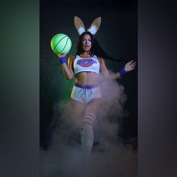 NEW Forplay Bunny Squad Space Jam Costume Size Medium Large - Picture 7 of 7